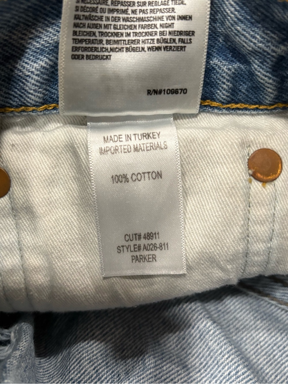 Agolde Parker Vintage Cut Off Short in Swap-meet sz 25 - Picture 13 of 13